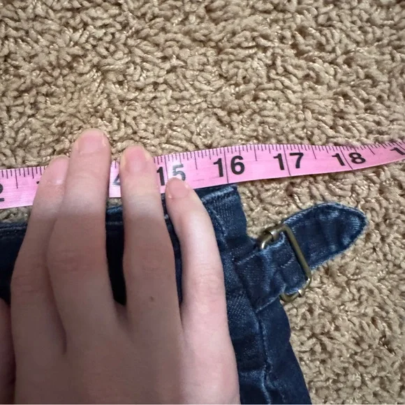 MOTHER The Cinch Roller Sneak French Electro Jeans Anthropologie - Picture 12 of 14